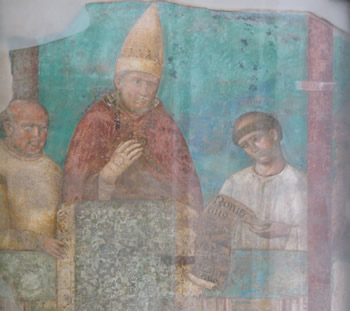 Papst Bonifatius VIII. verkündet 1300 das erste Heilige Jahr