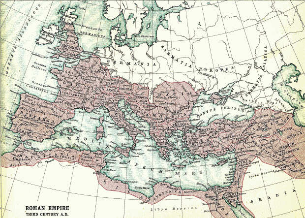l'Impero Romano intorno all'anno 300