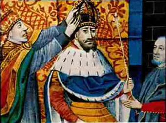 Papa Leo III incorona Carlo Magno
