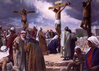 la crocifissione di 
      Gesù