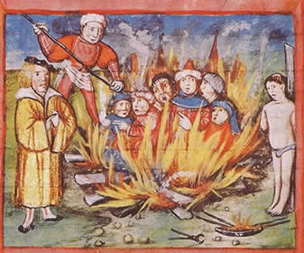 gli ebrei al rogo a Sternberg 1492