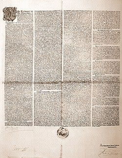 Urkunde des Restitutionsedikts